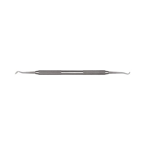 Hu-Friedy CD3/66 Double End Cleoid Discoid #3/6 Carver With #6 Satin Steel Handle Hu-Friedy CD3/66 Double End Cleoid Discoid #3/6 Carver With #6 Satin Steel Handle
